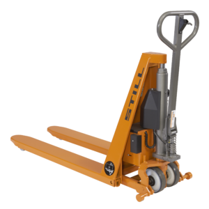 Premium elektrisk sakseløfter diagonal bagfra højre